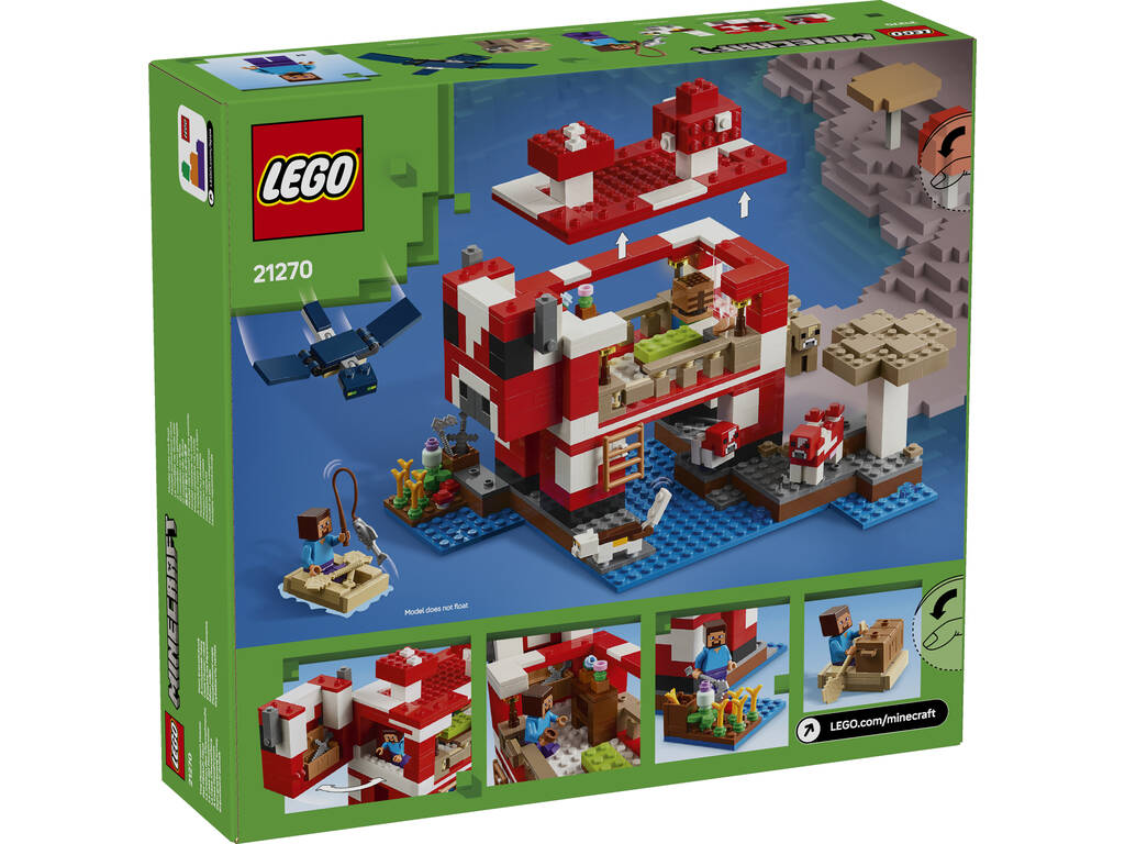 Lego Minecraft La casa dei funghi