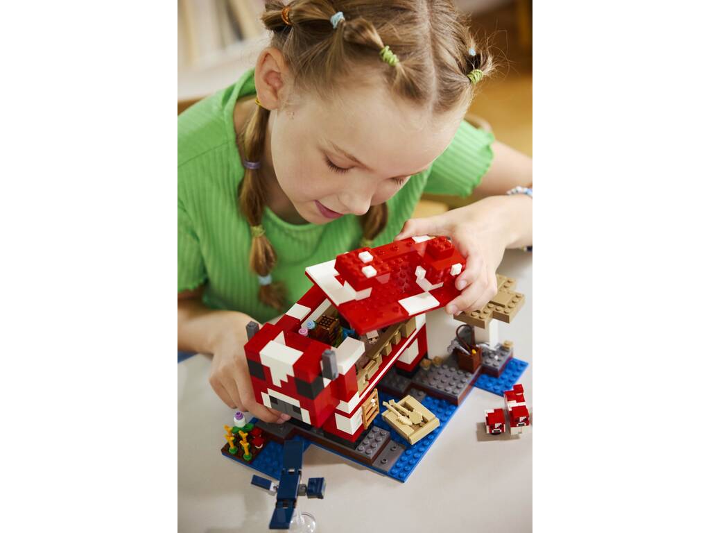 Lego Minecraft La casa dei funghi