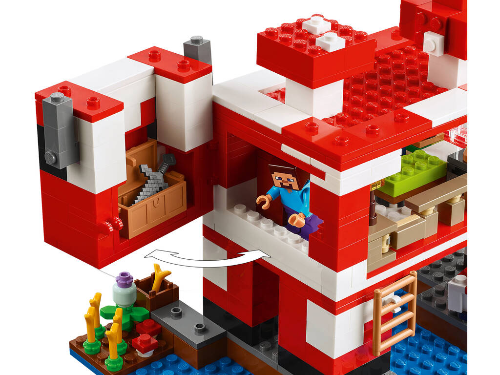 Lego Minecraft La casa dei funghi