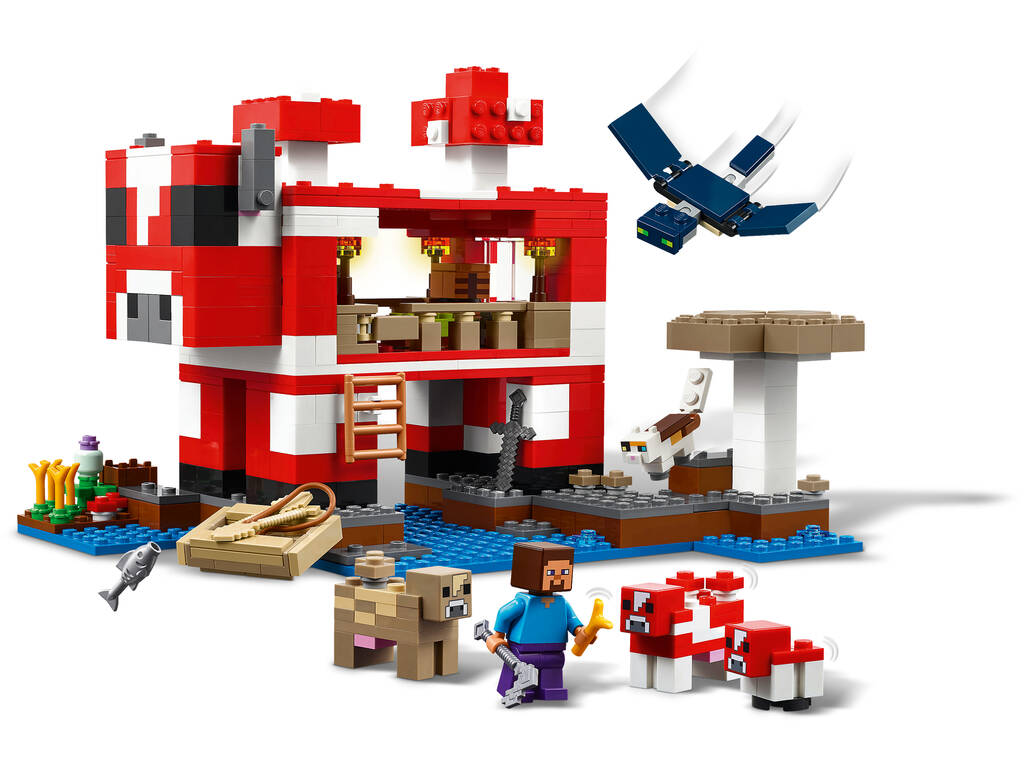 Lego Minecraft La casa dei funghi