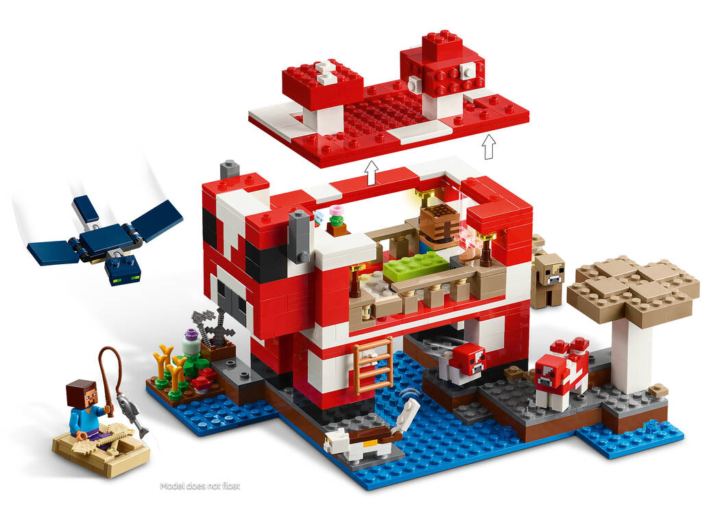 Lego Minecraft La casa dei funghi