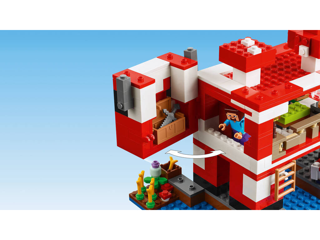Lego Minecraft La casa dei funghi