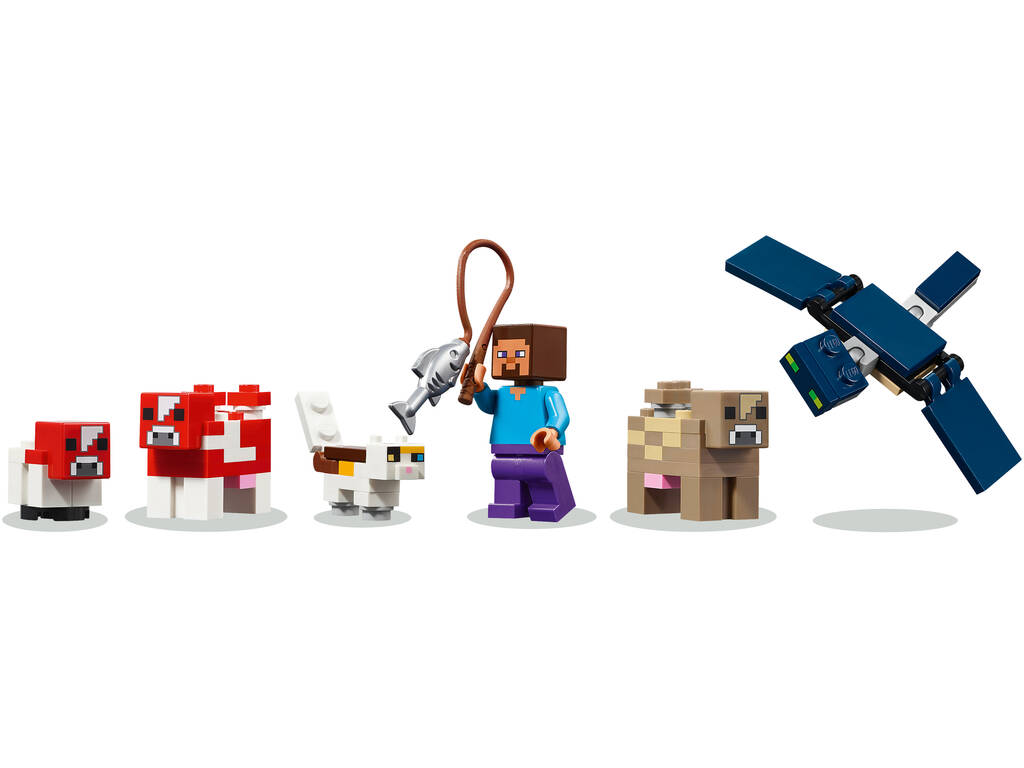 Lego Minecraft La casa dei funghi