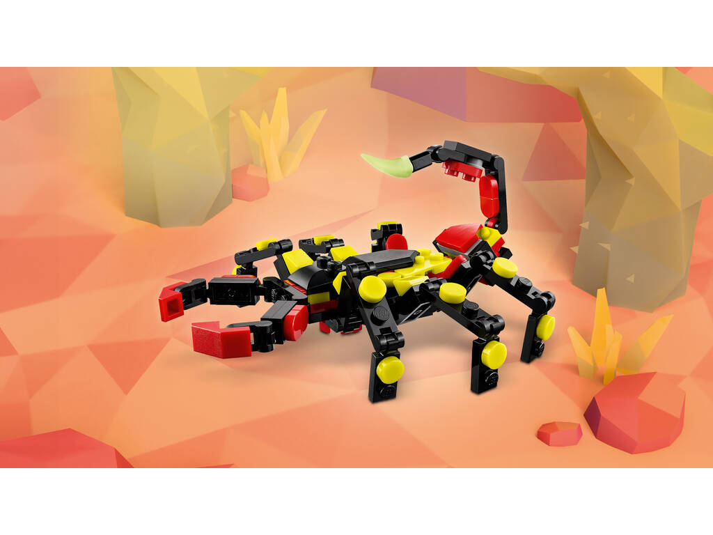 Lego Creator 3 in 1 Fauna selvatica: Ragno misterioso