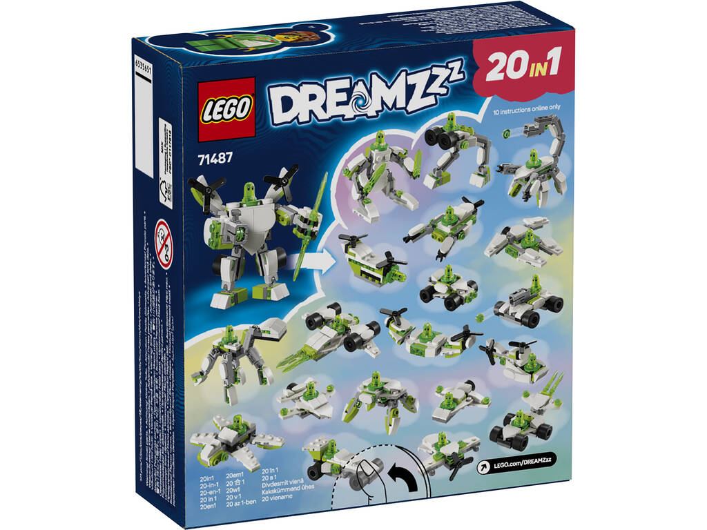 Lego Dreamzzz Avventure di Z-Blob: Robot e veicoli 20 in 1