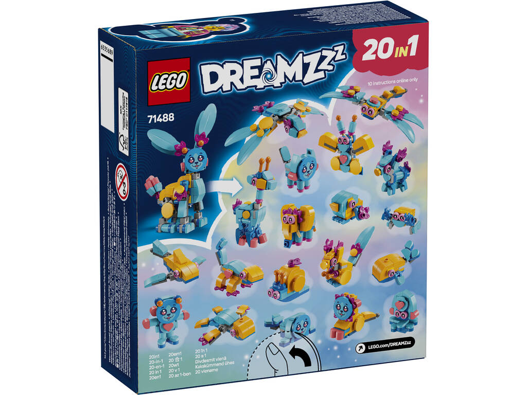 Lego Dreamzzz Avventure di Bunchu: Animali creativi 20 in 1