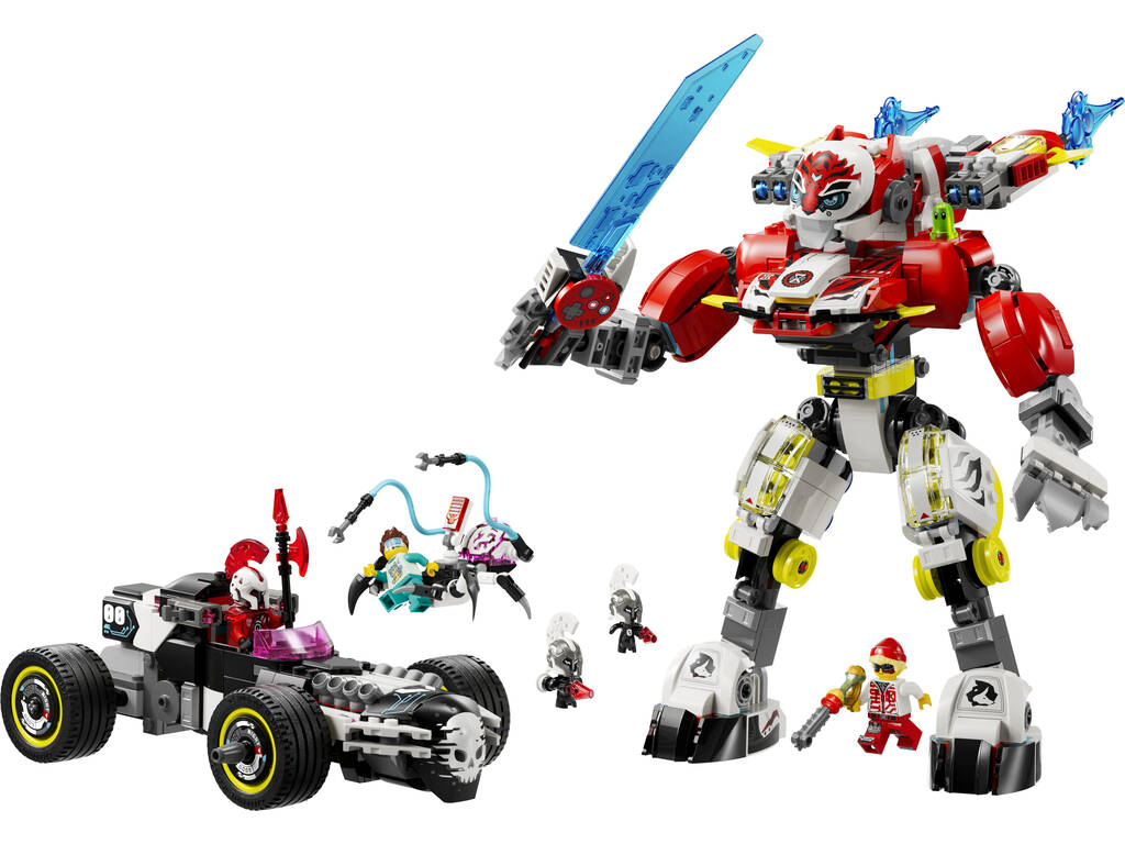 Lego Dreamzzz Mecha Tigre de Cooper e Bólido de Zero