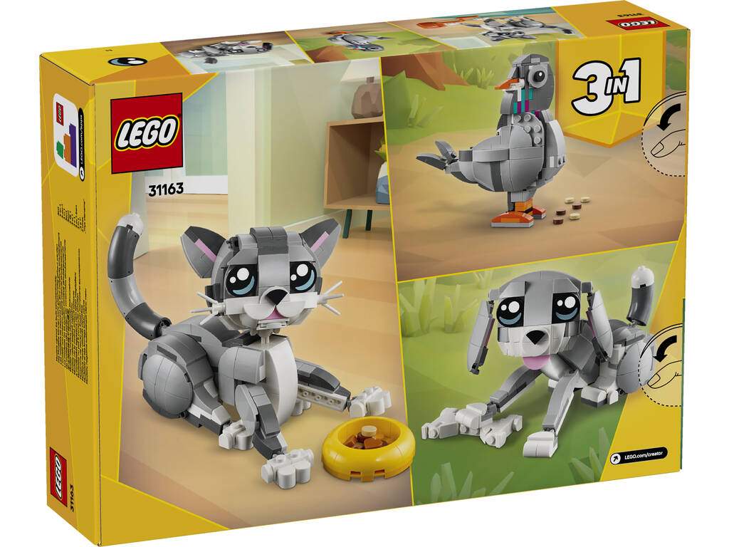 Lego Creator 3 in 1 Gatto Giocherellone