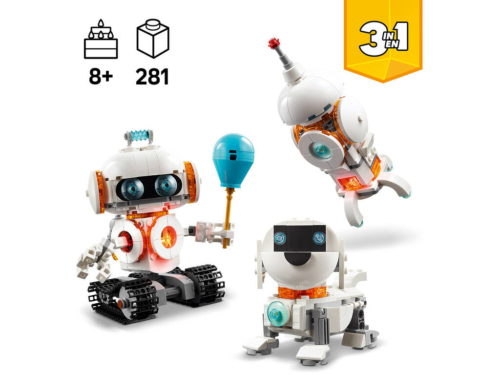 Lego Creator Space 3 in 1 Robot Spaziale