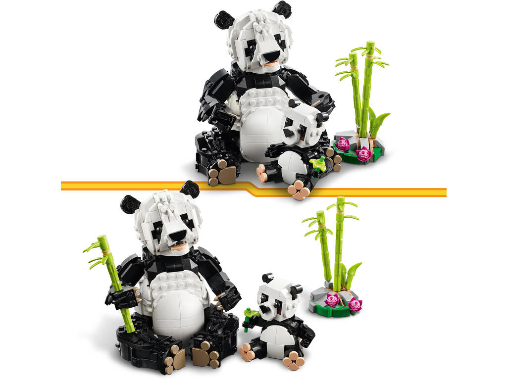 Lego Creator 3 in 1 Fauna selvatica: Famiglia di panda