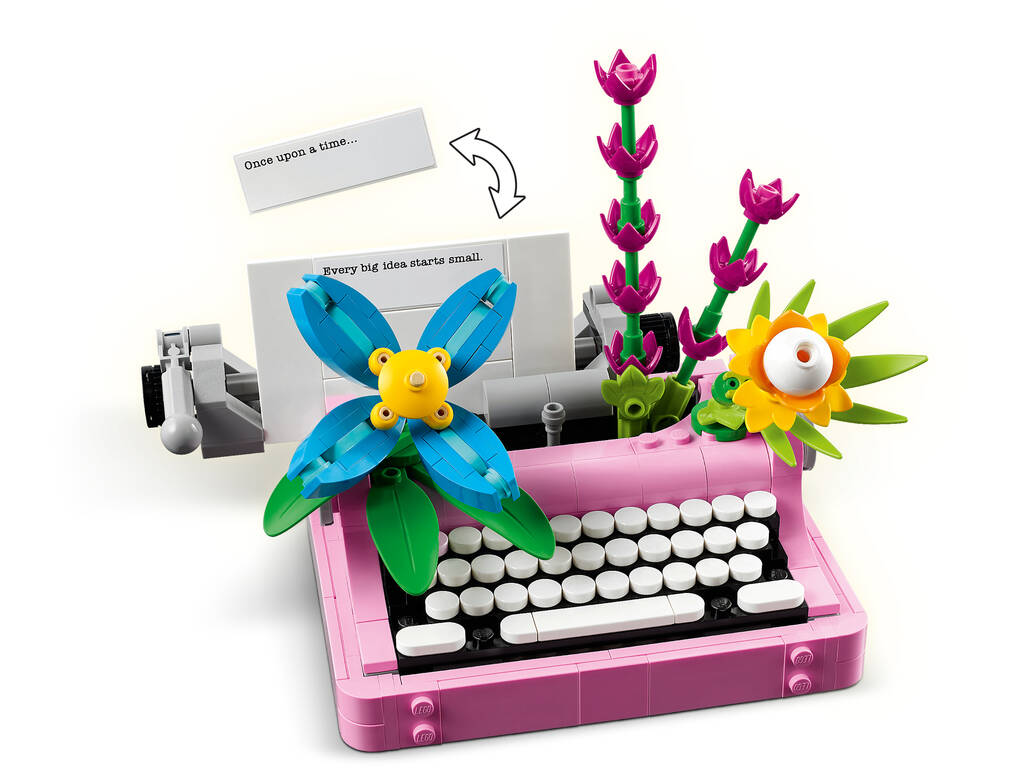 Lego Creator 3 in 1 Macchina da scrivere con fiori