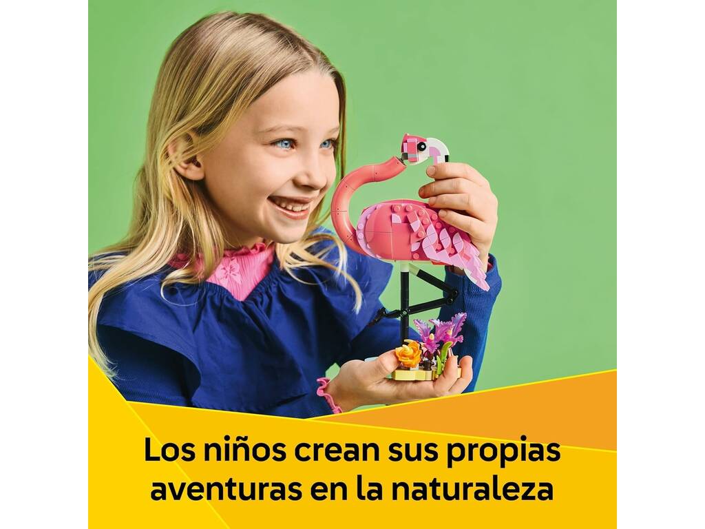 Lego Creator 3 in 1 Fauna selvaggia: Fenicottero rosa