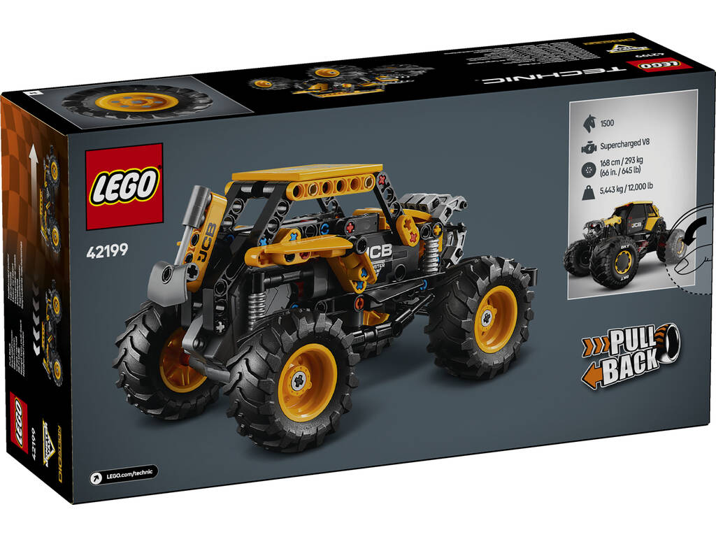 Lego Technic Monster Jam DIGatron con motore a carica manuale