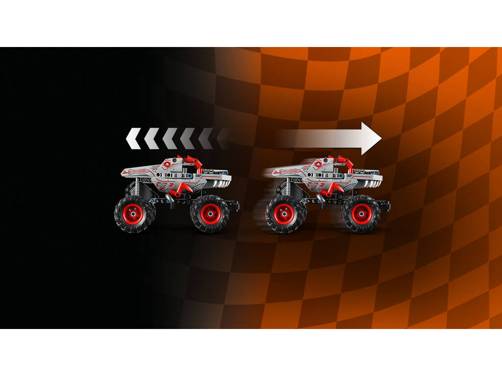 Lego Technic Monster Jam ThunderROARus con motore a carica manuale