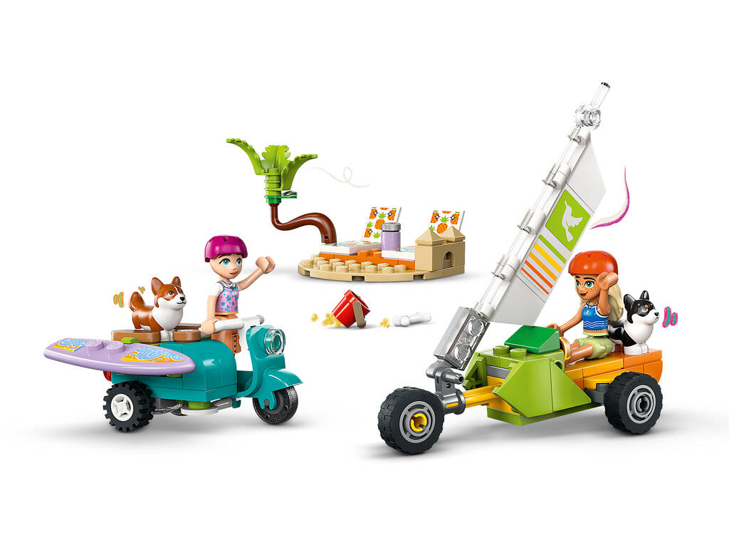 Lego Friends Surfer Pets et Adventure on Wheels