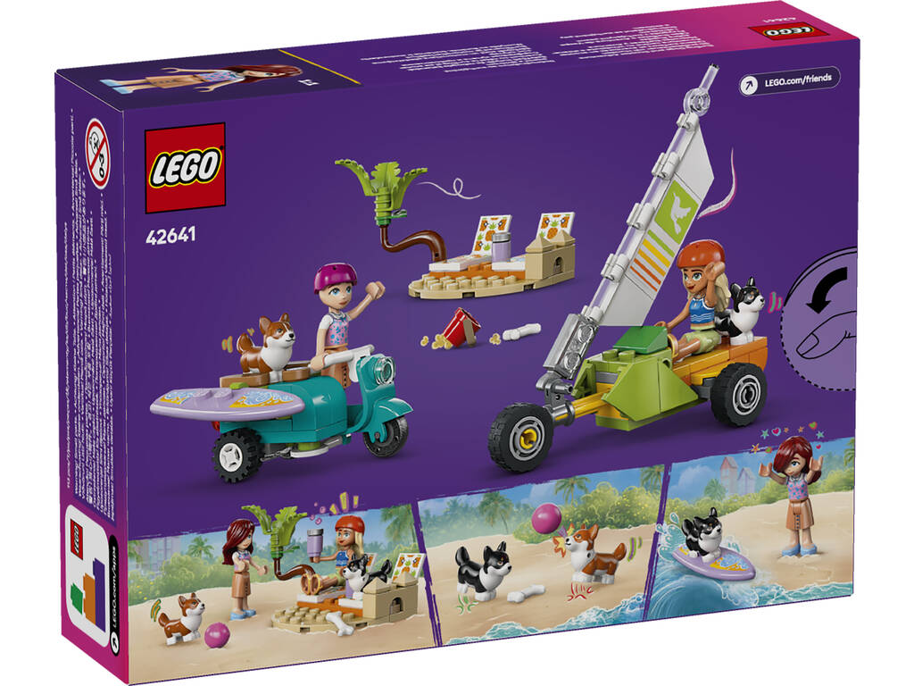 Lego Friends Surfer Pets et Adventure on Wheels
