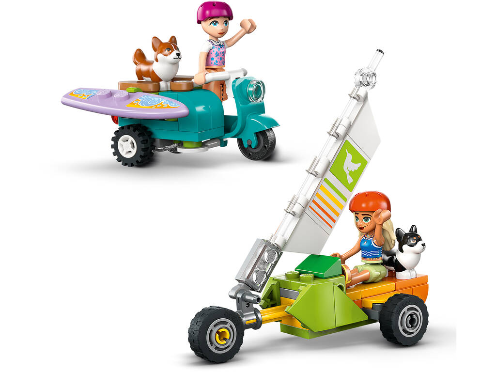 Lego Friends Surfer Pets et Adventure on Wheels