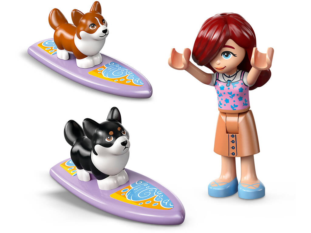 Lego Friends Surfer Pets et Adventure on Wheels
