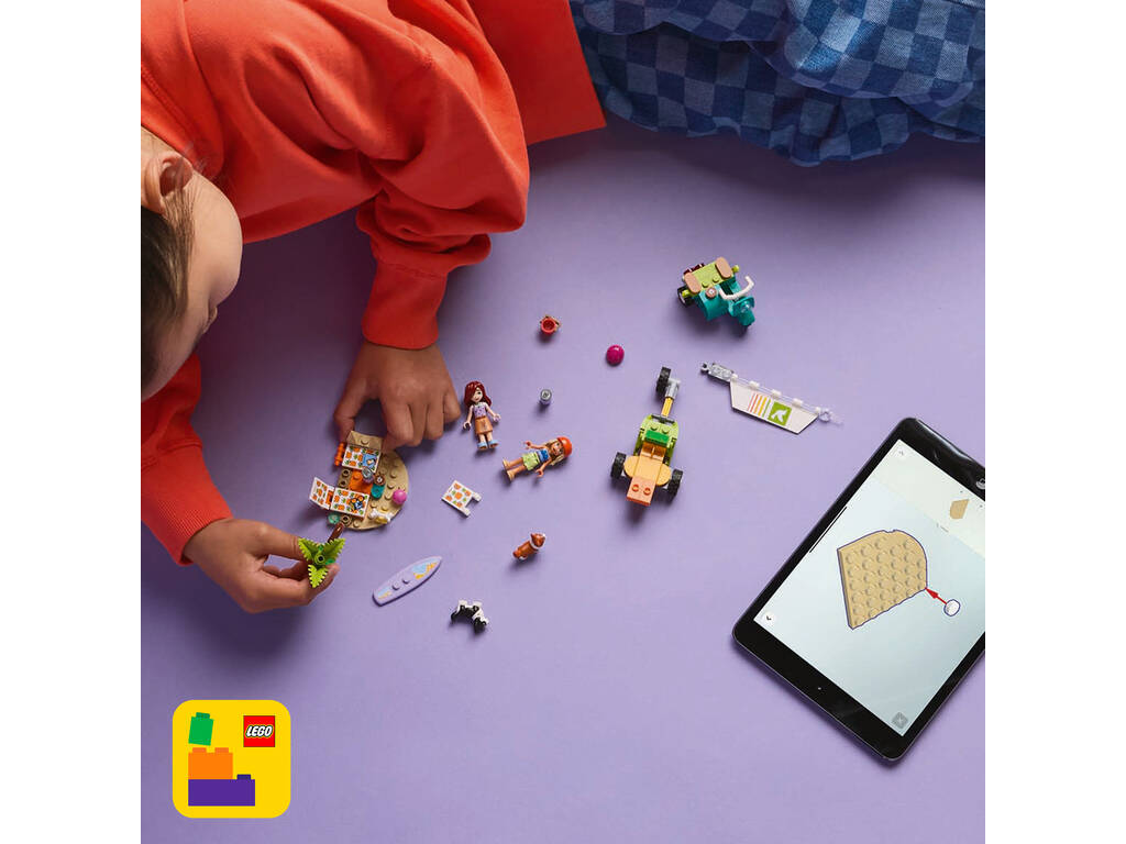 Lego Friends Surfer Pets et Adventure on Wheels