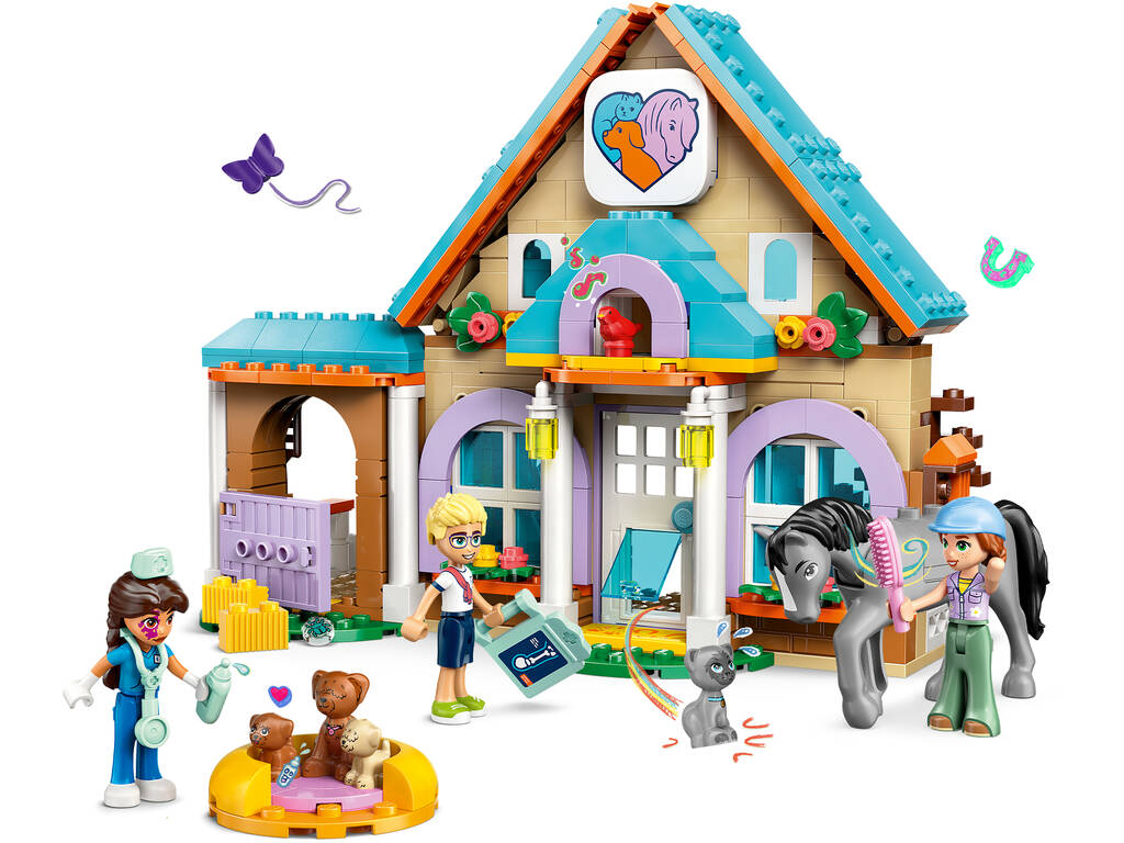 Lego Friends Cavalo e Clínica Veterinária de Animais