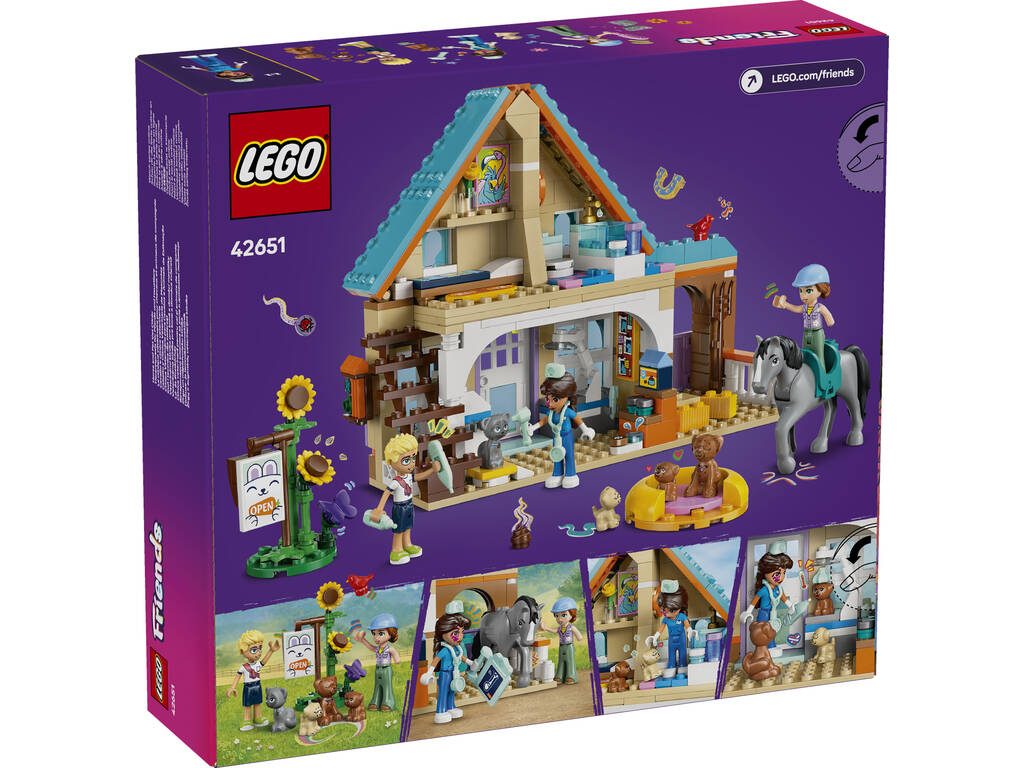 Lego Friends Cavalo e Clínica Veterinária de Animais