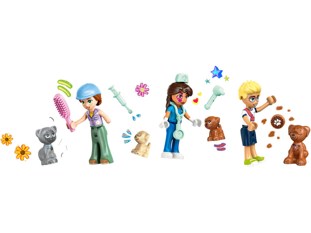 Lego Friends Cavalo e Clínica Veterinária de Animais