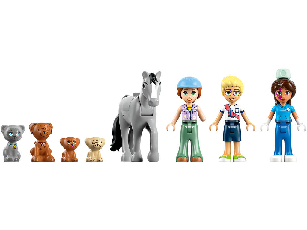 Lego Friends Cavalo e Clínica Veterinária de Animais