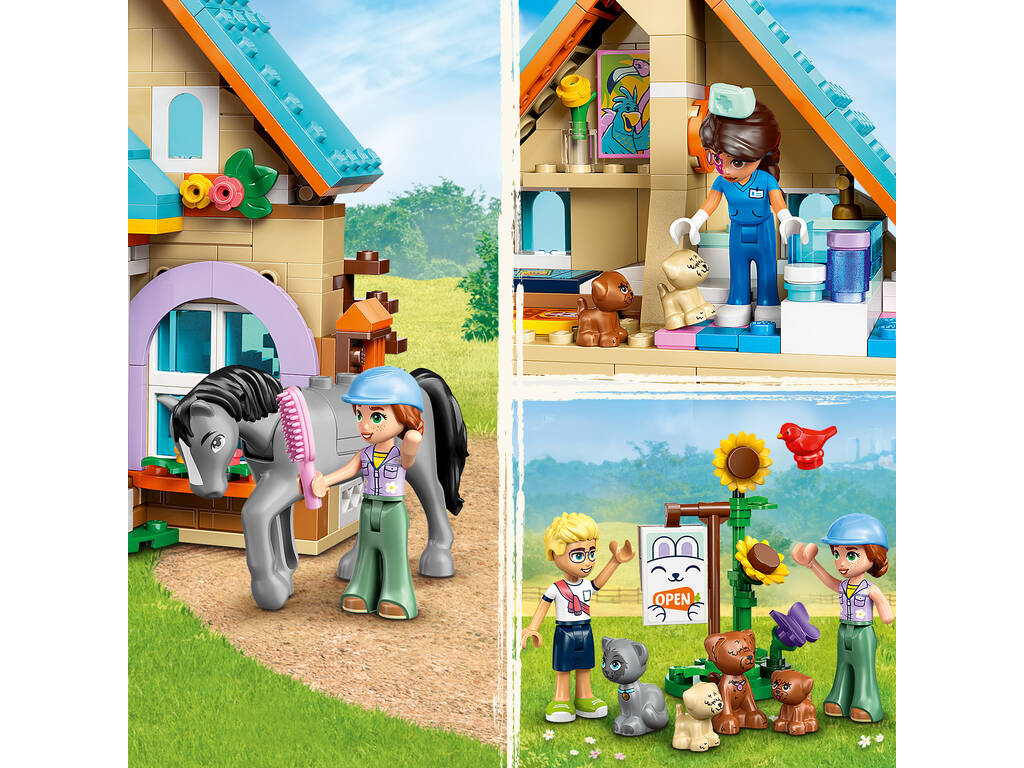 Lego Friends Cavalo e Clínica Veterinária de Animais