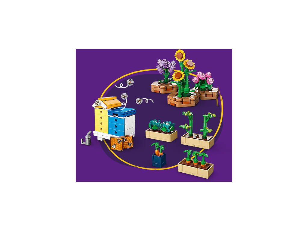 Lego Friends Casa degli apicoltori e giardino fiorito