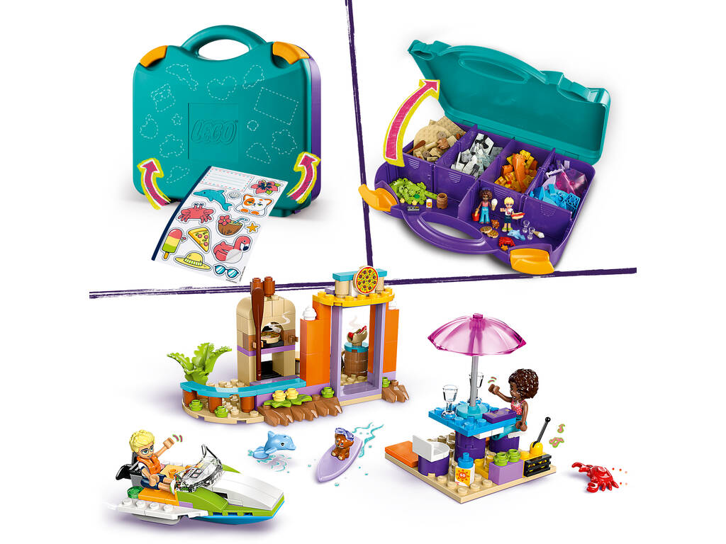Mallette de plage et de voyage créative Lego Friends