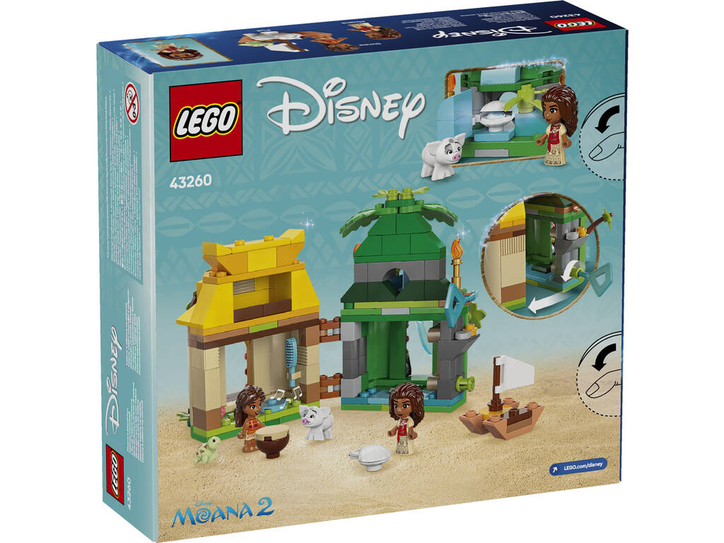 Lego Disney Vaiana 2 Divertimento sull'isola con Vaiana