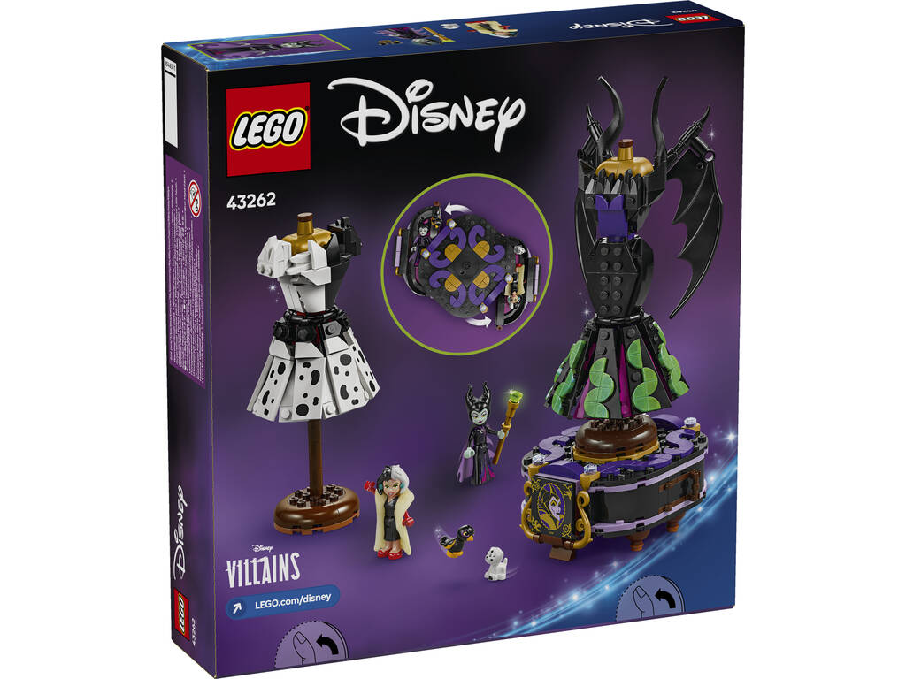 Lego Disney Costumi da Malefica e Crudelia De Vil