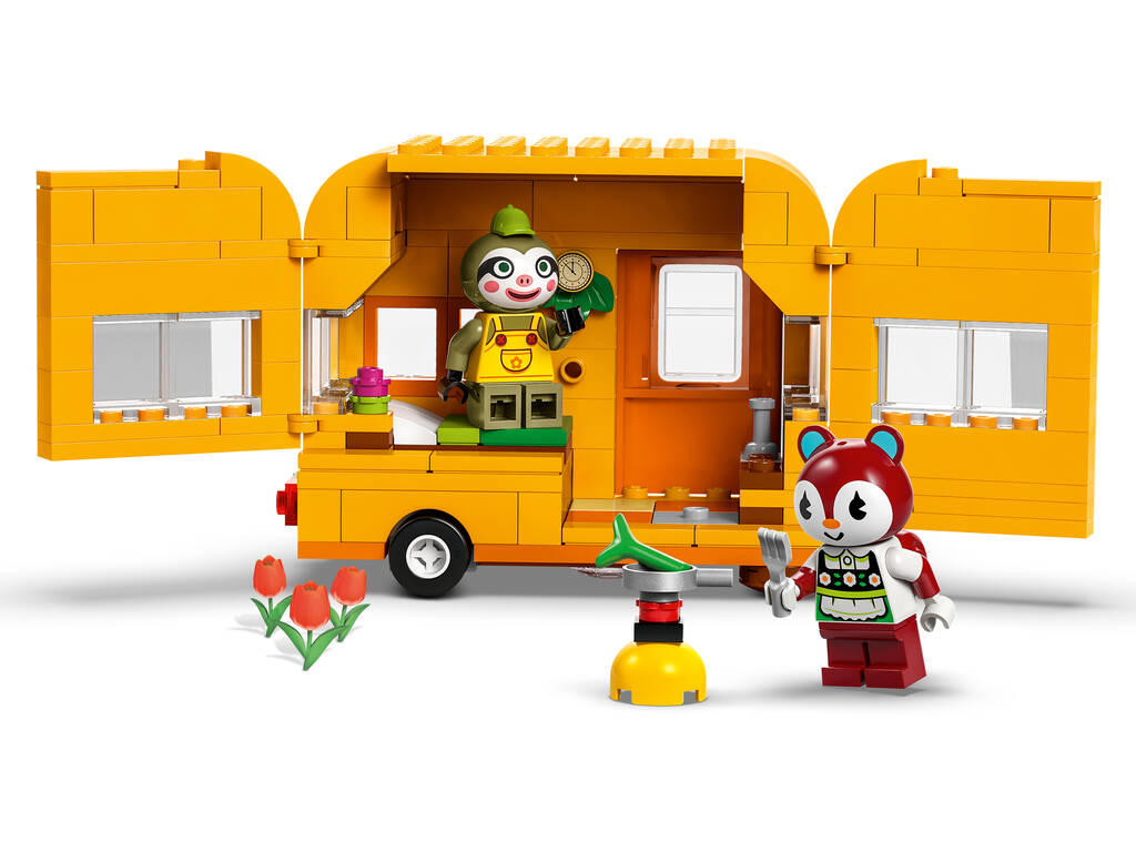 Lego Animal Crossing La roulotte di Gandulio e il negozio di giardini