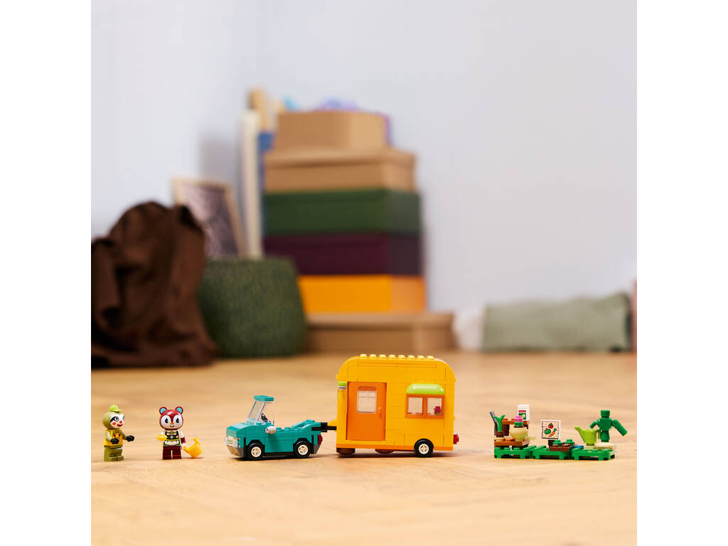 Lego Animal Crossing La roulotte di Gandulio e il negozio di giardini
