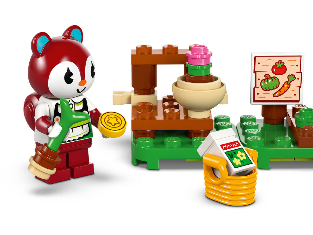 Lego Animal Crossing La roulotte di Gandulio e il negozio di giardini