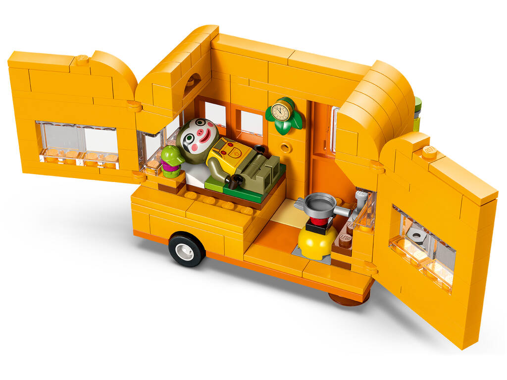 Lego Animal Crossing La roulotte di Gandulio e il negozio di giardini