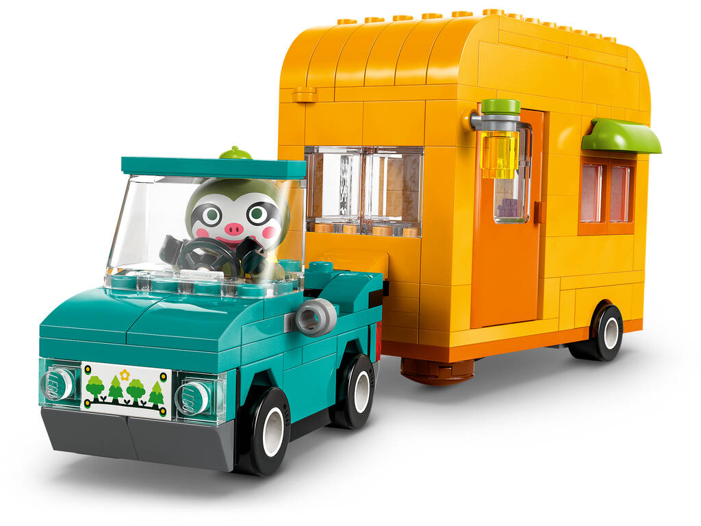 Lego Animal Crossing La roulotte di Gandulio e il negozio di giardini
