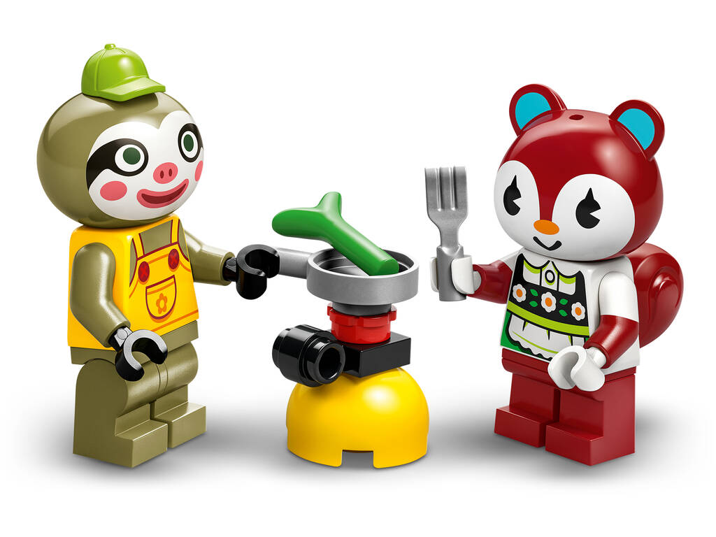 Lego Animal Crossing La roulotte di Gandulio e il negozio di giardini