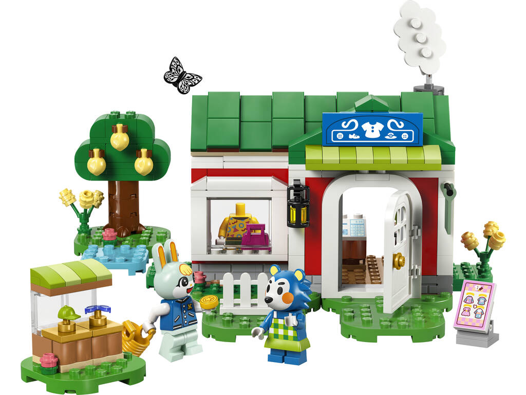 Lego Animal Crossing Negozio di vestiti delle sorelline Handy