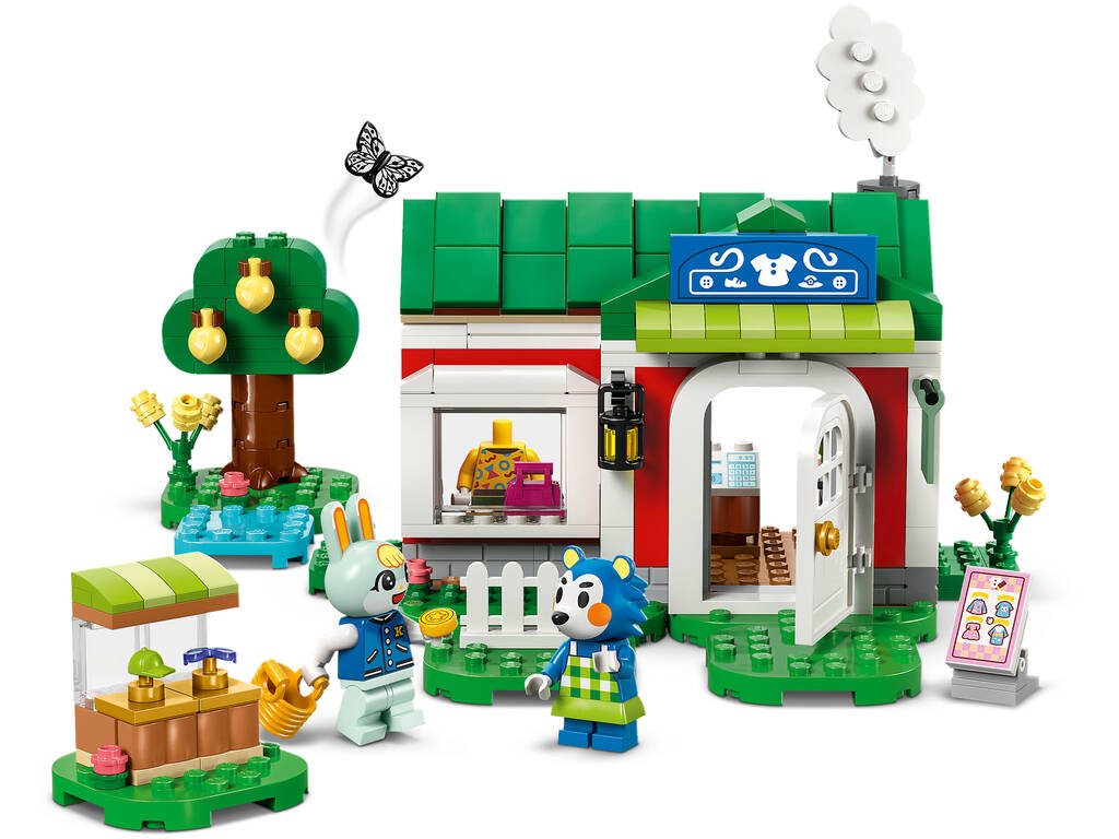 Lego Animal Crossing Negozio di vestiti delle sorelline Handy
