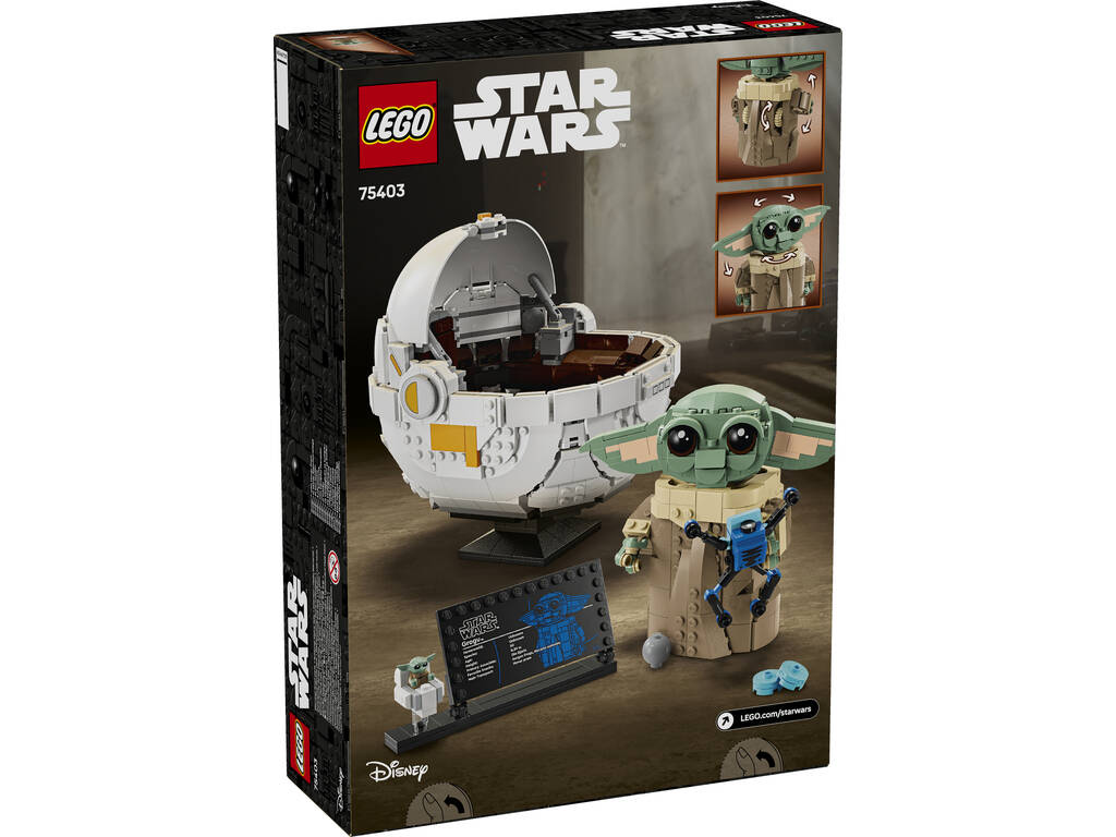 Lego Star Wars Grogu avec Aerocuna
