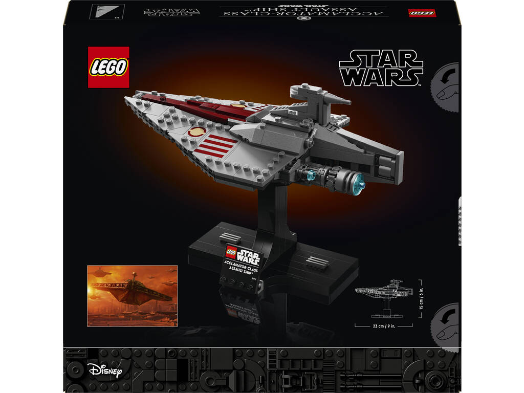 Lego Star Wars Vaisseau d'assaut Acclamator
