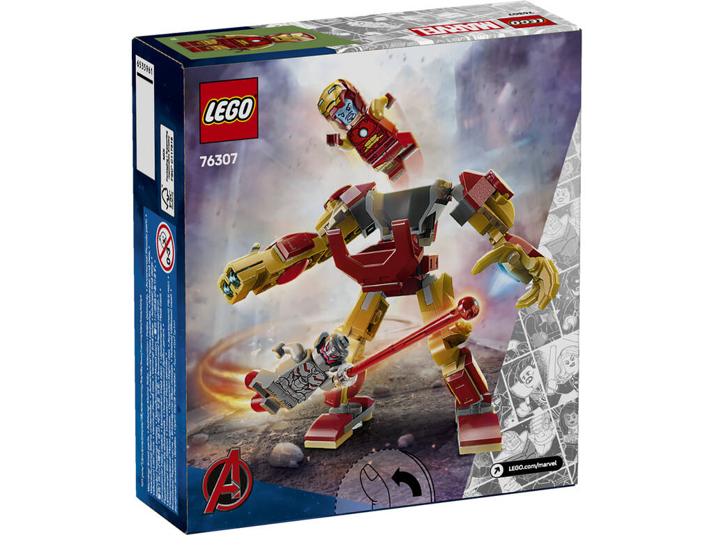 Lego Marvel Avengers Armatura robotica di Iron Man vs. Ultron