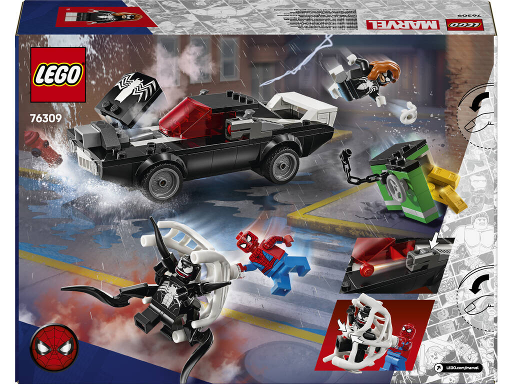 Lego Marvel Spider-Man vs Venom Brutal Car
