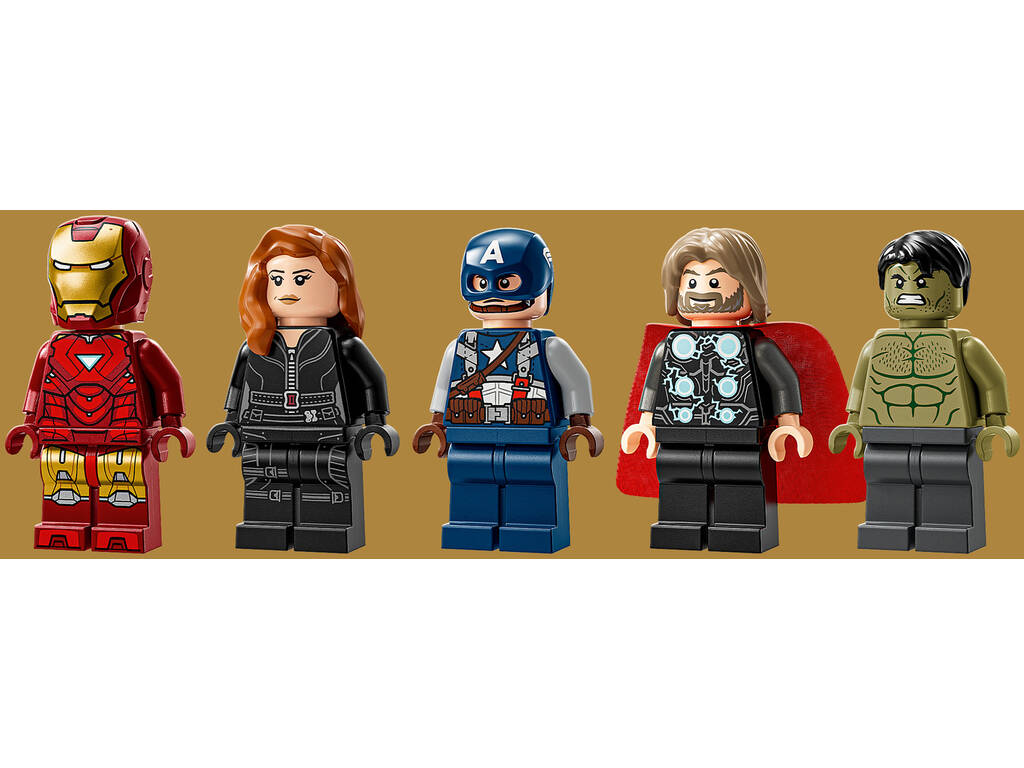 Lego Marvel The Infinity Saga Logotipo Marvel e Minifiguras