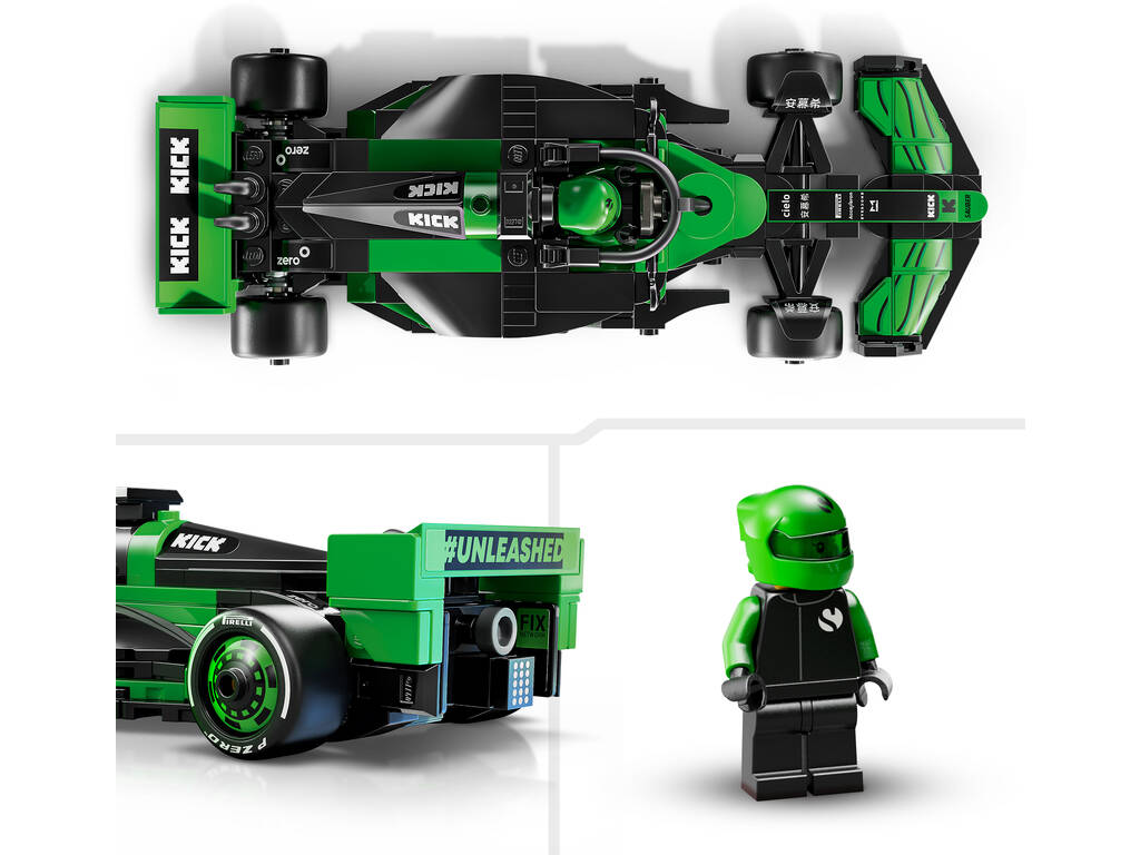 Lego Speed Champions Formula 1 Auto da corsa Kick Sauber F1 Team C44