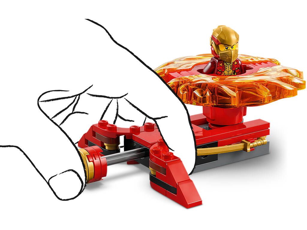 Lego Ninjago Dragons Rising Spinner di Spinjitzu Drago di Kai