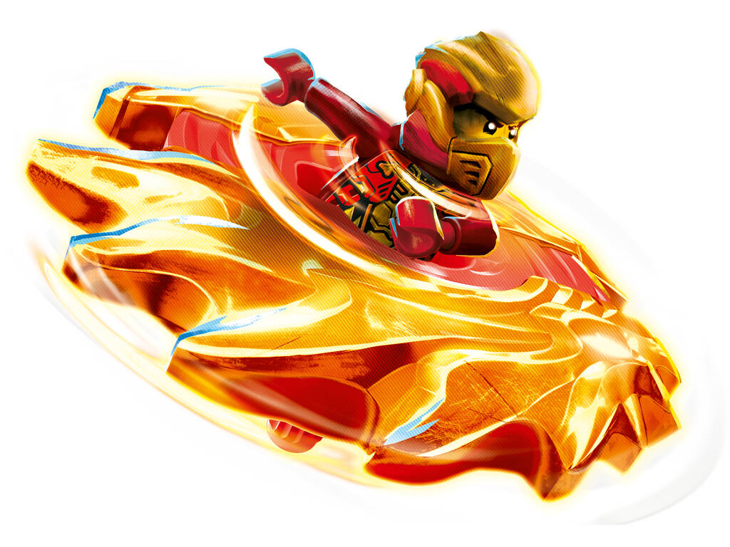 Lego Ninjago Dragons Rising Spinner di Spinjitzu Drago di Kai
