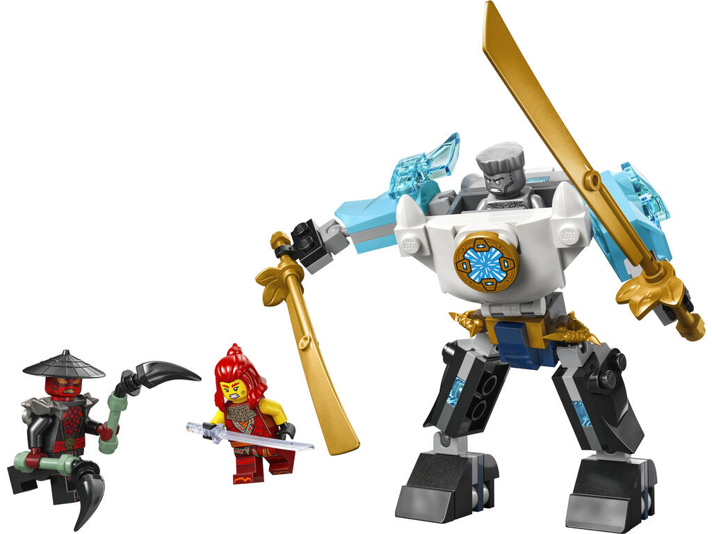 Lego Ninjago Dragons Rising Armatura robotica da combattimento di Zane