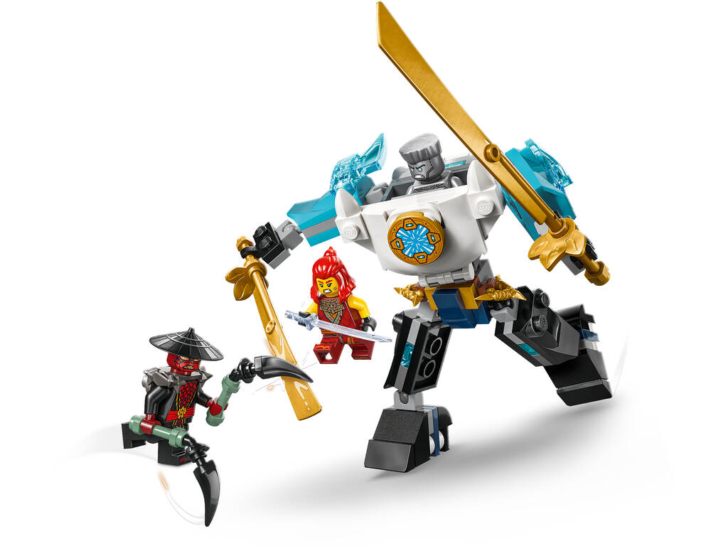 Lego Ninjago Dragons Rising Armatura robotica da combattimento di Zane